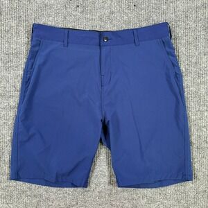 TRUNKS Multi Functional Shorts Mens Size 38 Blue Performance Golf Casual Outdoor